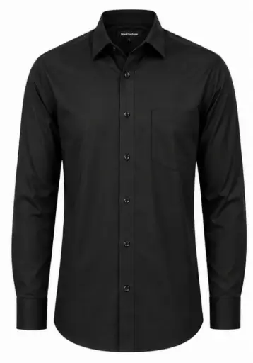 Mens Casual Shirt Black